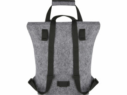 Разное Велосумка Felta 13 л из фетра, переработанного по стандарту GRS, со скручиваемым верхом, средне-серый