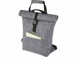 Разное Велосумка Felta 13 л из фетра, переработанного по стандарту GRS, со скручиваемым верхом, средне-серый