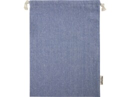 Разное Большая подарочная сумка Pheebs объемом 4 л из хлопка плотностью 150 г/м2, синий