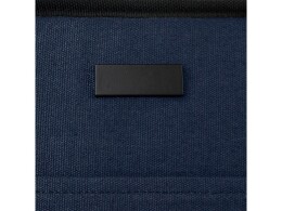 Разное Пищевая сумка-холодильник Joey из брезента, переработанного по стандарту GRS, объемом 6 л на 9 банок, темно-синий