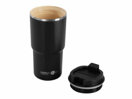 ASOBU Вакуумная термокружка с керамическим покрытием «Pick-Up», 650 мл, черный