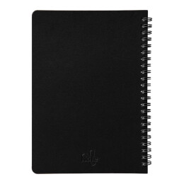 Y-note Блокнот на двойной пружине HELIX, 143 х 205 мм, черный, блок в линейку