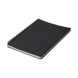 Y-note Блокнот на двойной пружине HELIX MINI, 105 х 150 мм, черный, блок в клетку