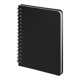 Y-note Блокнот на двойной пружине HELIX MINI, 105 х 150 мм, черный, блок в клетку