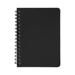 Y-note Блокнот на двойной пружине HELIX MINI, 105 х 150 мм, черный, блок в клетку