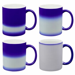 Разное Кружка «Хамелеон», ver.2, матовая, синяя