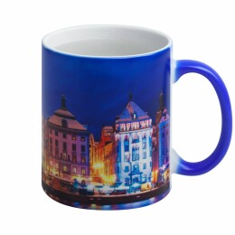 Разное Кружка «Хамелеон», ver.2, матовая, синяя