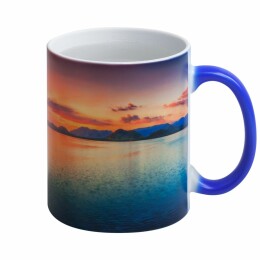 Разное Кружка «Хамелеон», ver.2, матовая, синяя