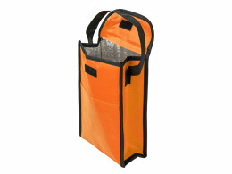 Разное Сумка-холодильник Reviver на липучке из нетканого переработанного материала, оранжевый