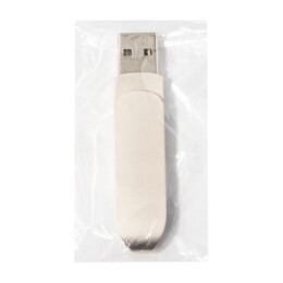 Happy gifts USB flash-карта CIRCLE OTG Type-C (8Гб), серебристая, 6,5х1,5х0,82 см, металл
