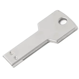 Happy gifts USB flash-карта KEY (16Гб), серебристая, 5,7х2,4х0,3 см, металл