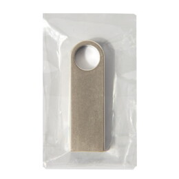 Happy gifts USB flash-карта SMART (8Гб), серебристая, 3,9х1,2х0,4 см, металл