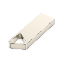 Happy gifts USB flash-карта SPLIT (32Гб), серебристая, 3,6х1,2х0,5 см, металл