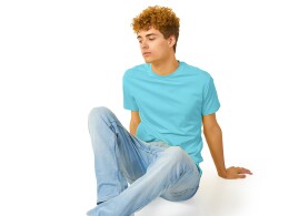 US Basic Футболка "Heavy Super Club" мужская, лазурный