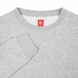 TH Clothes Свитшот унисекс Delta, серый меланж