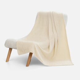 Разное Плед Plush, бежевый