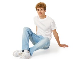 US Basic Футболка "Heavy Super Club" с боковыми швами, мужская, белый