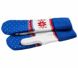 сделано в России Варежки Joyful на заказ, акрил