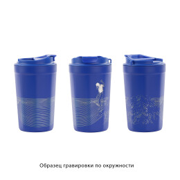 mid-oceangift Термостакан "Eclipse_На гребне волны" 400 мл, покрытие пудра
