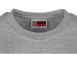 US Basic Футболка "Heavy Super Club" мужская, серый меланж