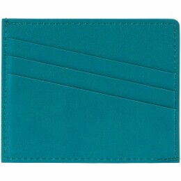 сделано в России Чехол для карточек Nubuk, бирюзовый