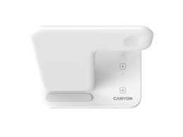 CANYON Беспроводное зарядное устройство для гаджетов "3-в-1" с технологией QI Canyon WS-303 (CNS-WCS303W), 15W, белый