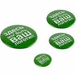 сделано в России Значок закатной Pinback Print, S