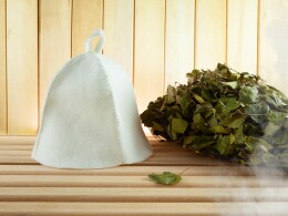 Разное Банная шапка Heat Off, белая