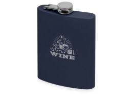 Разное Фляжка 240 мл Remarque soft touch, 304 сталь, синий (Р)