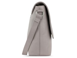 bugatti Сумка наплечная женская BUGATTI Bella, бежевая, воловья кожа/полиэстер, 25х8х20 см