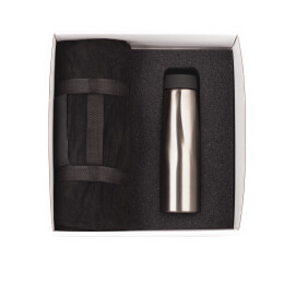 mid-oceangift Набор подарочный "Тандем" черный с серебристым