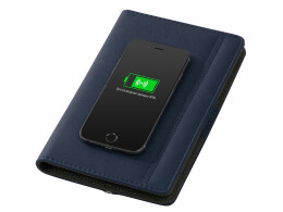 Voyager Органайзер с функцией беспроводной зарядки "Manner", 5000 mah, темно-синий