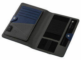 Voyager Органайзер с функцией беспроводной зарядки "Manner", 5000 mah, темно-синий