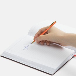 Open Ручка шариковая Hotel Gold, ver.2, матовая оранжевая