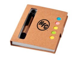 Разное Набор стикеров "Expose" с ручкой и блокнотом А7, натуральный