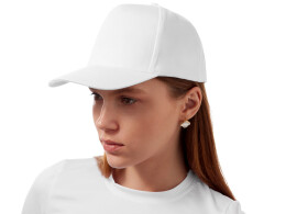 US Basic Бейсболка "Mix" 5-ти панельная 180 гр, белый