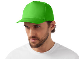 US Basic Бейсболка "Mix" 5-ти панельная 180 гр, зеленое яблоко