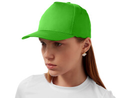 US Basic Бейсболка "Mix" 5-ти панельная 180 гр, зеленое яблоко