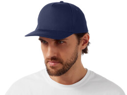 US Basic Бейсболка "Mix" 5-ти панельная 180 гр, темно-синий
