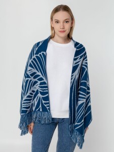 сделано в России Палантин с бахромой на заказ Rinn Fint, акрил