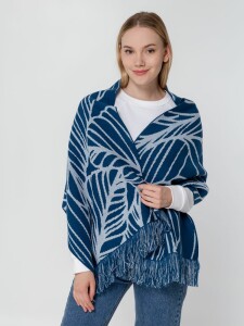 сделано в России Палантин с бахромой на заказ Rinn Fint, акрил