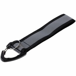 Разное Светоотражающий брелок Flashline, серый с черным