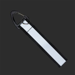 Разное Светоотражающий брелок Flashline, серый с черным