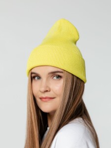 teplo Шапка Urbanite, желтая (лимонная)