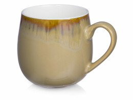 Eat&Bite Select Кружка с вулканическим эффектом по краю Etna, 440 мл, бежевый