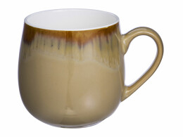 Eat&Bite Select Кружка с вулканическим эффектом по краю Etna, 440 мл, бежевый