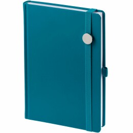 Контекст Ежедневник Favor Metal, недатированный, бирюзовый