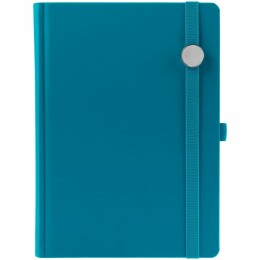 Контекст Ежедневник Favor Metal, недатированный, бирюзовый
