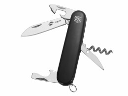 Stinger Нож перочинный Stinger, 90 мм, 10 функций, материал рукояти: АБС-пластик (чёрный)