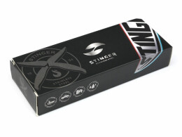 Stinger Нож складной Stinger, 71 мм, (чёрный), материал рукояти: сталь/дерево (коричневый)